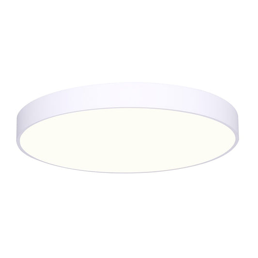 Canarm 7in 1-Light LED Disk Light | White Finish | Under Cabinet & Accent Lighting | 7 x 7 x 1 in | Model LED-CP7D10-WT