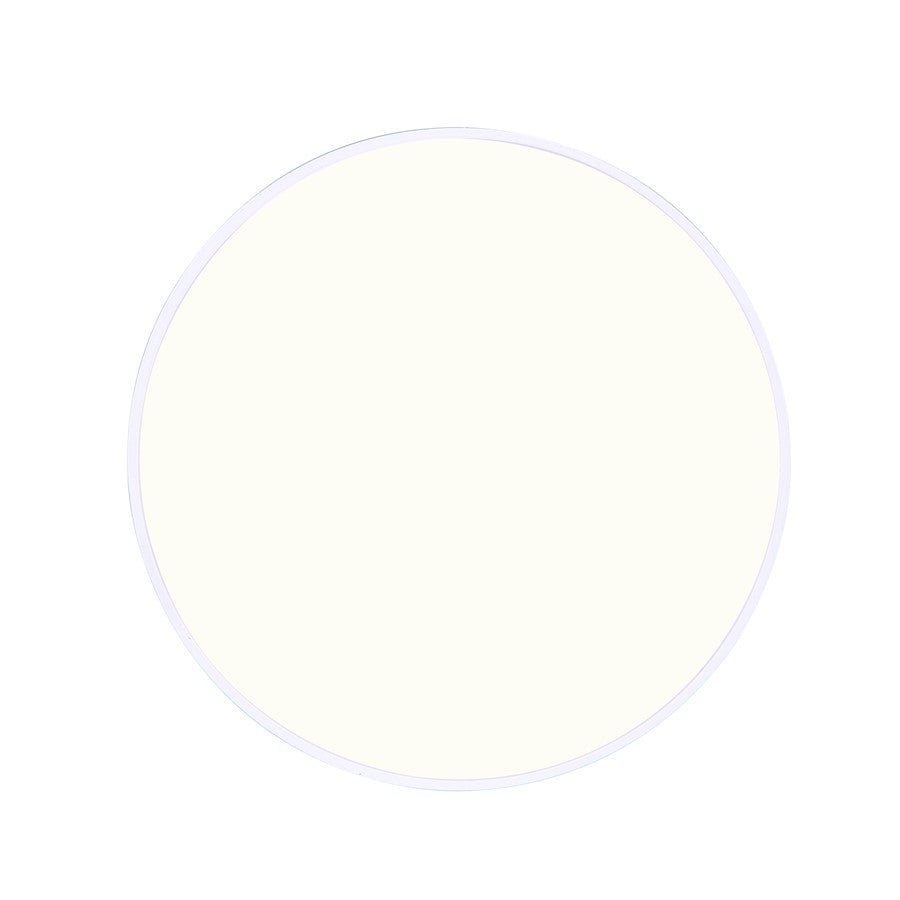 Canarm 7in 1-Light LED Disk Light | White Finish | Under Cabinet & Accent Lighting | 7 x 7 x 1 in | Model LED-CP7D10-WT