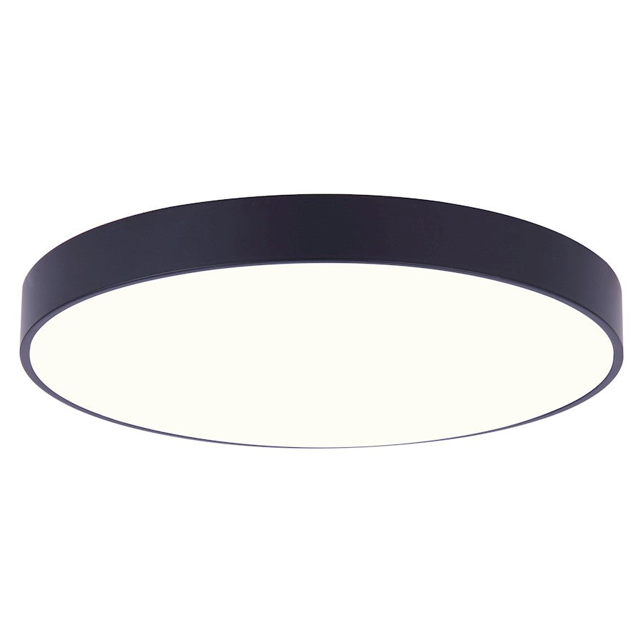 Canarm 9in 1-Light LED Disk Light | Black Finish | Under Cabinet & Accent Lighting | 9 x 9 x 1 in | Model LED-CP9D10-BK