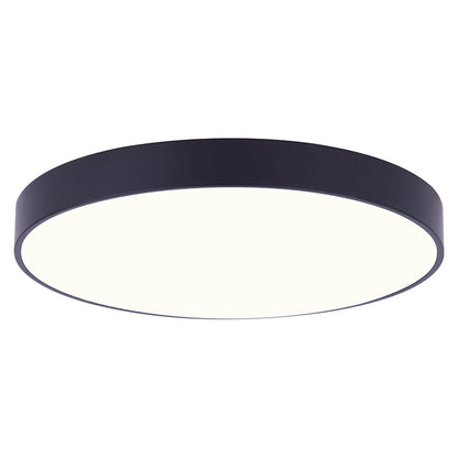 Canarm 9in 1-Light LED Disk Light | Black Finish | Under Cabinet & Accent Lighting | 9 x 9 x 1 in | Model LED-CP9D10-BK