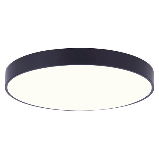 Canarm 9in 1-Light LED Disk Light | Black Finish | Under Cabinet & Accent Lighting | 9 x 9 x 1 in | Model LED-CP9D10-BK