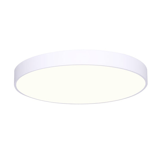 Canarm 9in 1-Light LED Disk Light | White Finish | Under Cabinet & Accent Lighting | 9 x 9 x 1 in | Model LED-CP9D10-WT