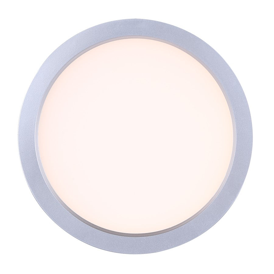 Canarm LED-SM55DL-BN-C 5.5in 1-Light LED Disk Light | Brushed Nickel Surface Mount | Kitchen & Bathroom | 5.5 x 1 x 1 in | Model LED-SM55DL-BN-C