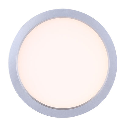Canarm LED-SM55DL-BN-C 5.5in 1-Light LED Disk Light | Brushed Nickel Surface Mount | Kitchen & Bathroom | 5.5 x 1 x 1 in | Model LED-SM55DL-BN-C