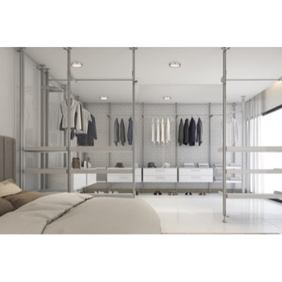 Canarm LED-SM55DL-BN-C 5.5in 1-Light LED Disk Light | Brushed Nickel Surface Mount | Kitchen & Bathroom | 5.5 x 1 x 1 in | Model LED-SM55DL-BN-C
