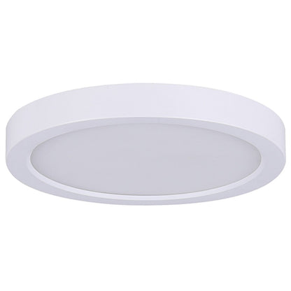 Canarm LED-SM55DL-WT-C 5.5in 1-Light LED Disk Light | White Surface Mount | Kitchen & Bathroom | 5.5 x 1 x 1 in | Model LED-SM55DL-WT-C