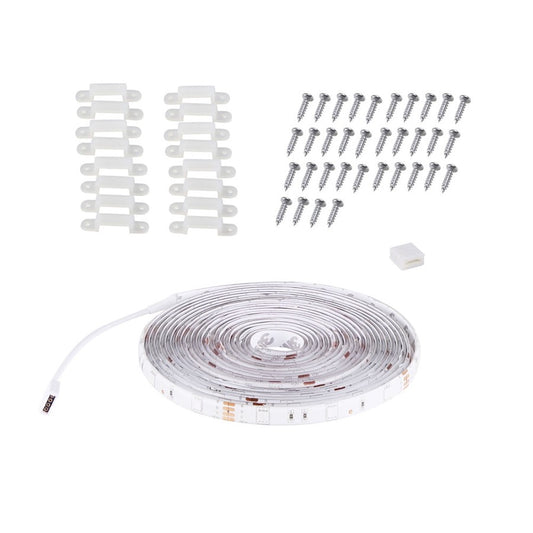 Canarm LED Flexible Tape Light Kit 5m | RGB Color Changing Under Cabinet Lighting | 4-in-1 Modes, CSA-US Listed | Model LED50LD55RGB