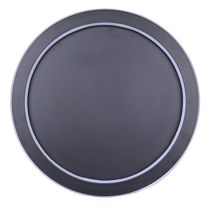Canarm Gavyn 16in 1-Light LED Flush Mount | Modern Matte Black Metal | Bedroom & Hallway Ceiling Light | 16 x 16 x 2.25 in | Model LFM279A16BK
