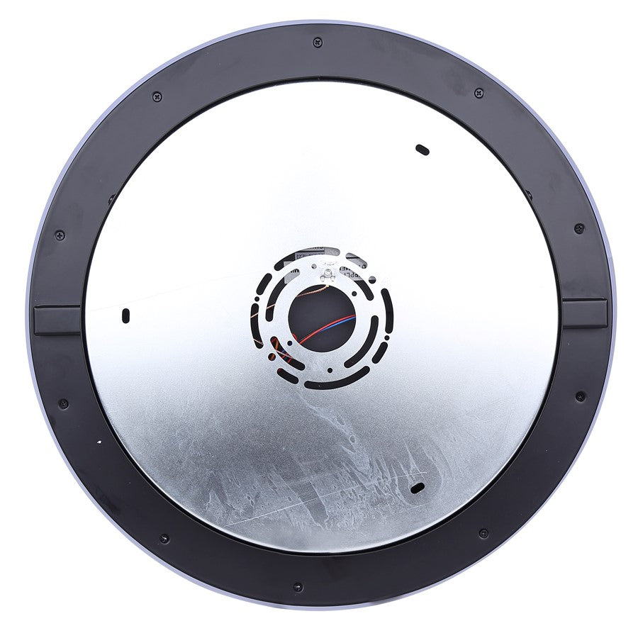 Canarm Gavyn 16in 1-Light LED Flush Mount | Modern Matte Black Metal | Bedroom & Hallway Ceiling Light | 16 x 16 x 2.25 in | Model LFM279A16BK