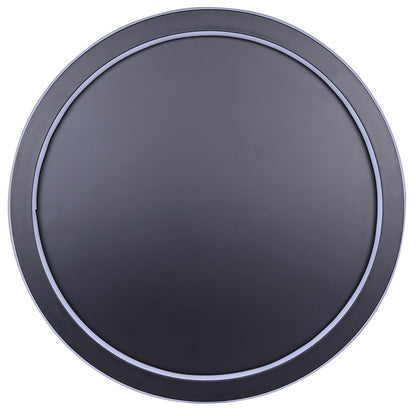 Canarm Gavyn 20in 1-Light LED Flush Mount | Modern Matte Black Metal | Bedroom & Living Room Ceiling Light | 20 x 20 x 2.25 in | Model LFM279A20BK