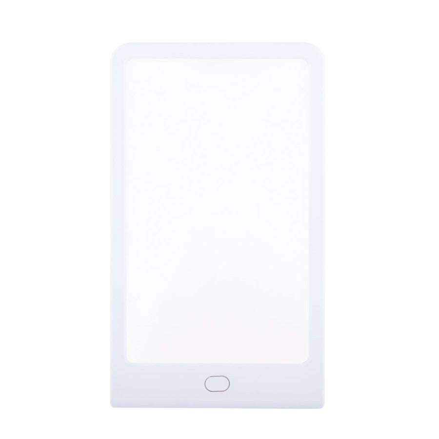 Canarm Therapy Lamp LED Table Mirror | White Portable Light Therapy & Reading Lamp | Desk & Bedside | 6 x 10 in | Model LH01WH-C