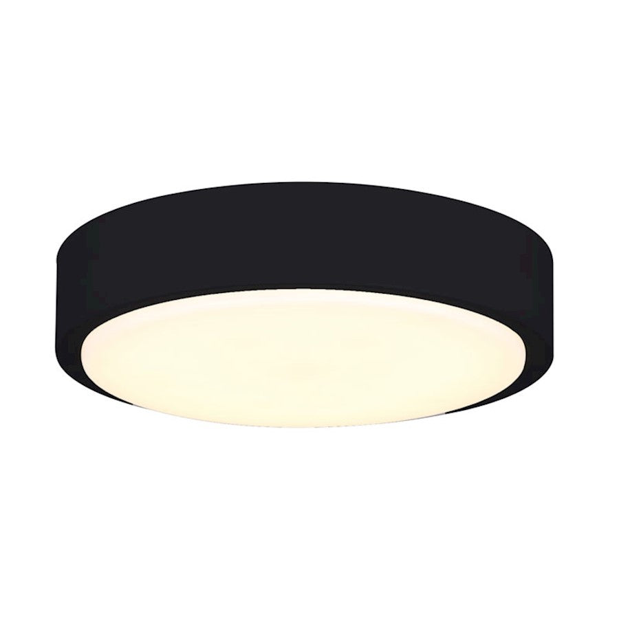 Canarm Industrial Fan Light Kit | Matte Black Metal and Acrylic | Ceiling Fan Light | 9 x 2 in | Model LK-CPBK