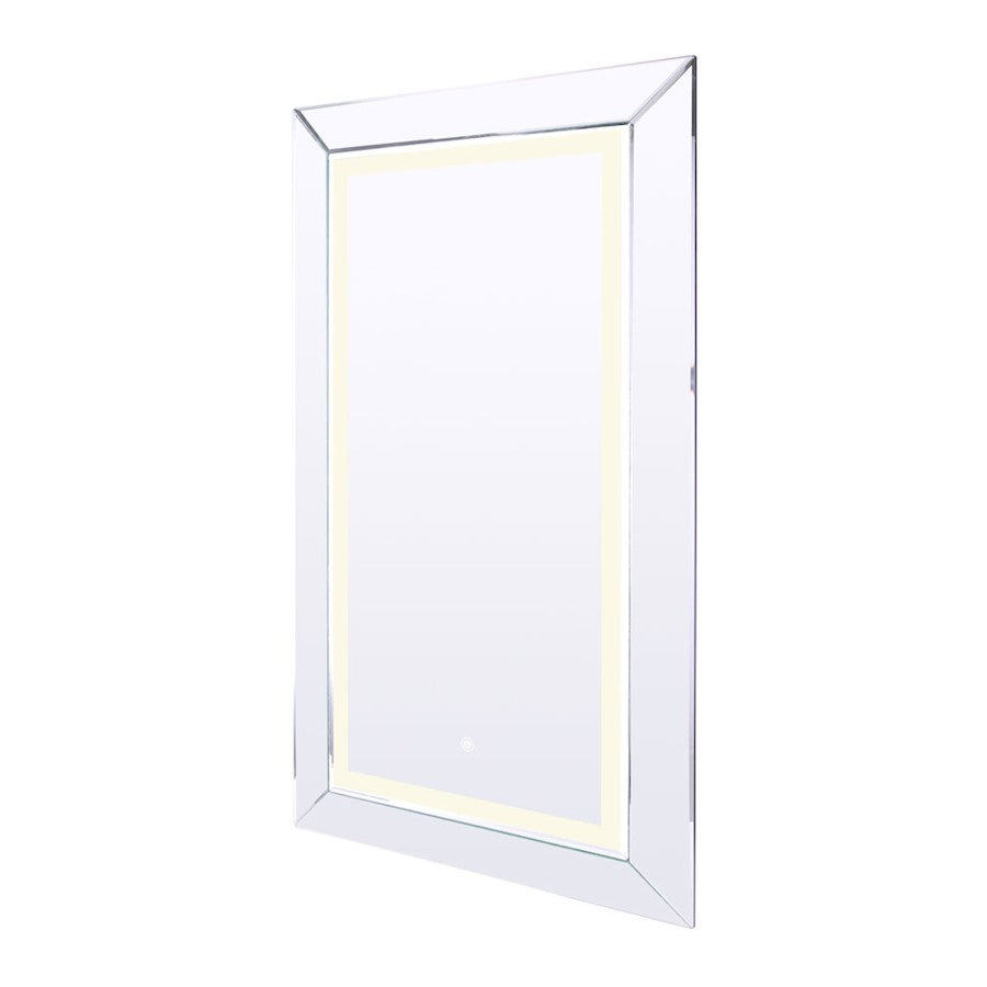 Canarm 42in LED Mirror | Modern Wall Mirror | Bathroom & Dressing Room | 24 x 42 in | Model LMV01W2442D