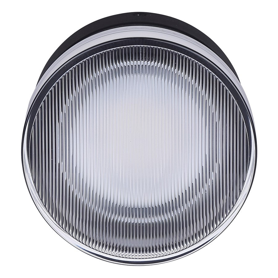 Canarm Benni 5in 1-Light Outdoor Lantern | Modern Black Metal and Acrylic | Entryway & Patio | 5.38 x 3.75 x 5.38 in | Model LOL646BK