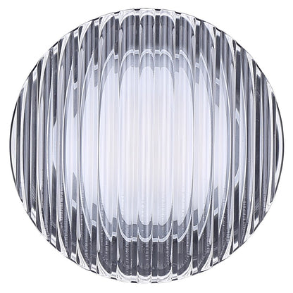 Canarm Benni 5in 1-Light Outdoor Lantern | Modern Black Metal and Acrylic | Entryway & Garden | 5.38 x 3.75 x 5.38 in | Model LOL647BK