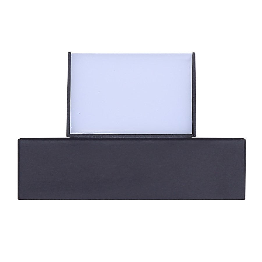 Canarm Amani 17.75in 1-Light Outdoor Wall Lantern | Sand Black Metal and Frosted Acrylic | Entryway & Patio | Model LOL648BK