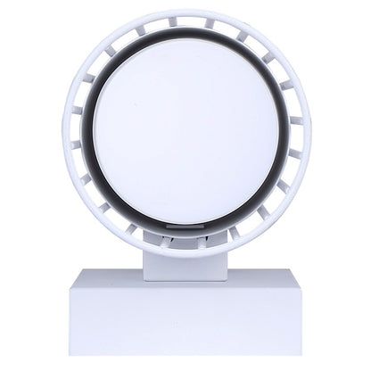 Canarm Javon 7in 1-Light LED Outdoor Wall Lantern | White and Flat Opal Glass | Porch & Entryway | 7 x 4 x 13 in, Wet Rated | Model LOL651WH