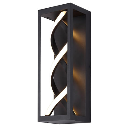 Canarm Zora 5in 1-Light LED Outdoor Wall Lantern | Black and Silicone Rubber | Entryway & Patio | 5 x 4 x 14 in, Wet Rated | Model LOL655BK