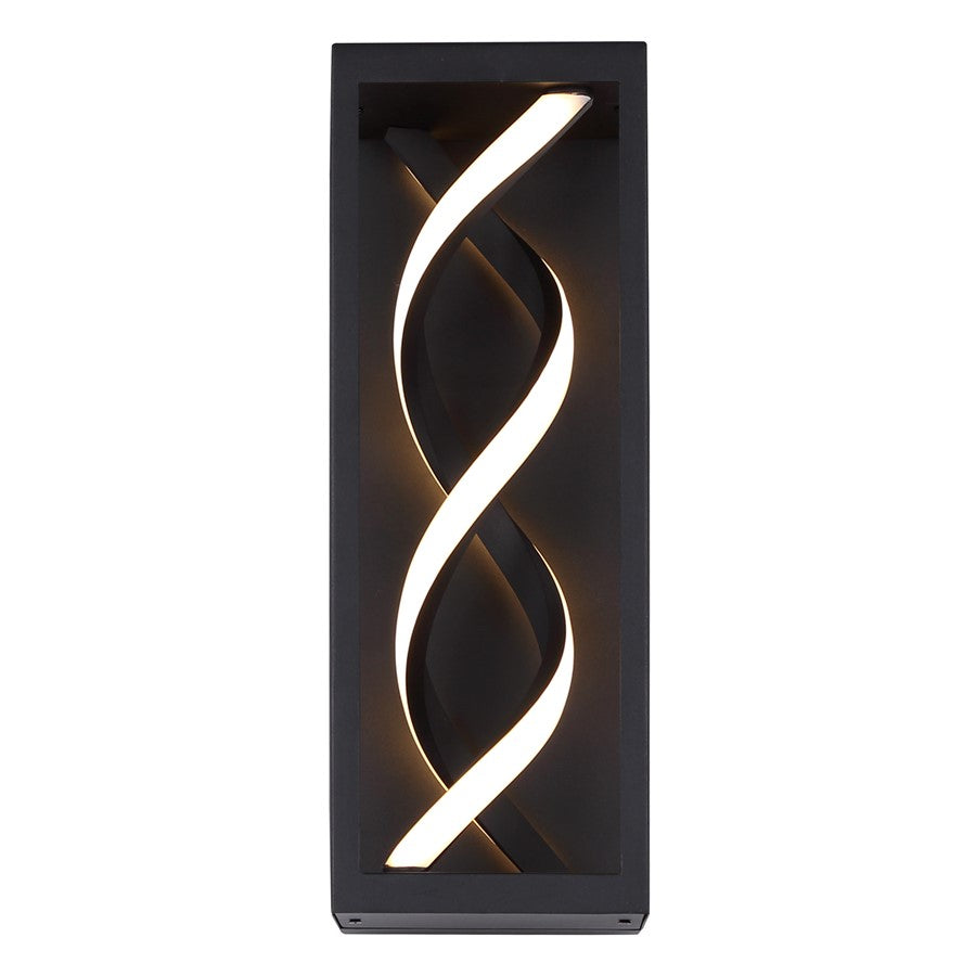 Canarm Zora 5in 1-Light LED Outdoor Wall Lantern | Black and Silicone Rubber | Entryway & Patio | 5 x 4 x 14 in, Wet Rated | Model LOL655BK
