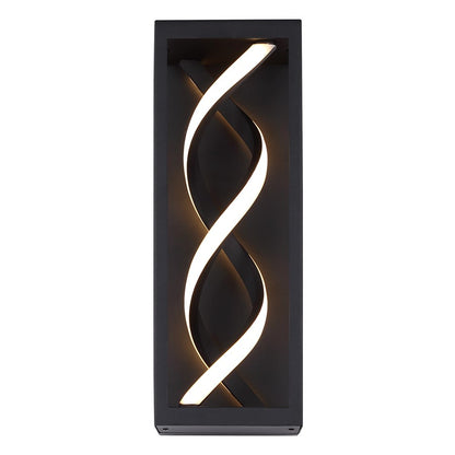 Canarm Zora 5in 1-Light LED Outdoor Wall Lantern | Black and Silicone Rubber | Entryway & Patio | 5 x 4 x 14 in, Wet Rated | Model LOL655BK