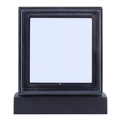 Canarm Axl 1-Light Outdoor Up & Down Wall Light | Modern Black Metal | Entryway & Patio | 4 x 4 x 9 in | Model LOL676BK