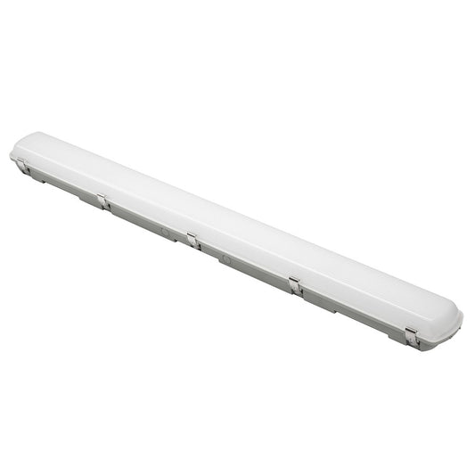 Canarm 48in 60W LED Vapor Tight Flush Mount | White PC Body | Garage & Utility | 47.87 x 3.12 x 4.62 in | Model LP848230-DB5K