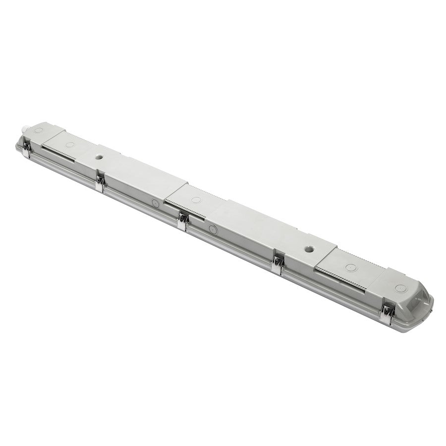 Canarm 48in 60W LED Vapor Tight Flush Mount | White PC Body | Garage & Utility | 47.87 x 3.12 x 4.62 in | Model LP848230-DB5K