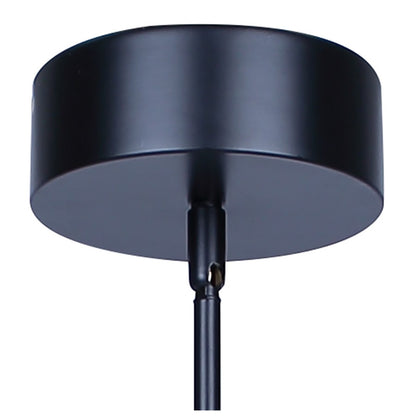 Canarm Montgomery 34in 4-Light LED Pendant | Matte Black and Acrylic Shade | Kitchen Island & Dining Room | 34 x 11 x 7 in | Model LPL315A04BK
