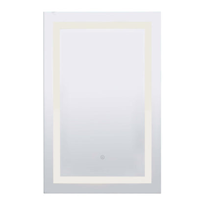 Canarm Madison 28x36in LED Mirror | Mirror Finish | Bathroom & Vanity | 28 x 28 x 36 in | Model LR8101A2836D