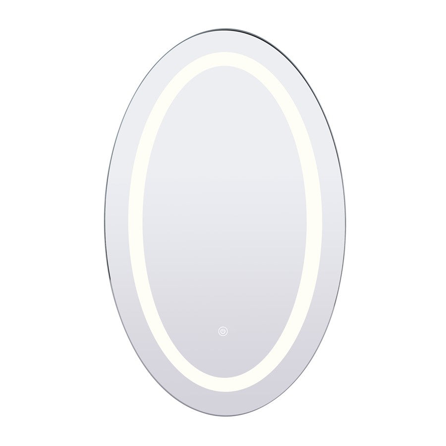 Canarm Madison 19.7x31.5in Oval LED Mirror | Mirror Finish | Bathroom & Vanity | 19.7 x 19.7 x 31.5 in | Model LR8116A1931