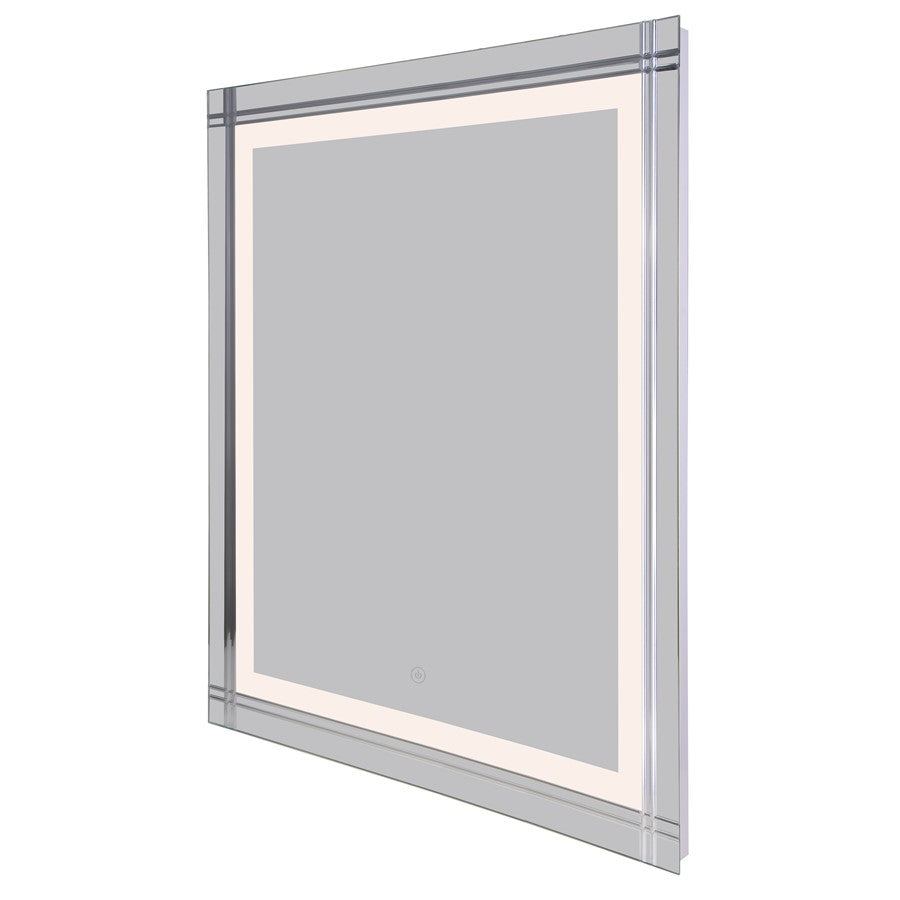 Canarm Madison 36x42in LED Mirror | Mirror Finish | Bathroom & Dressing Area | 36 x 36 x 42 in | Model LR8D01A3642D