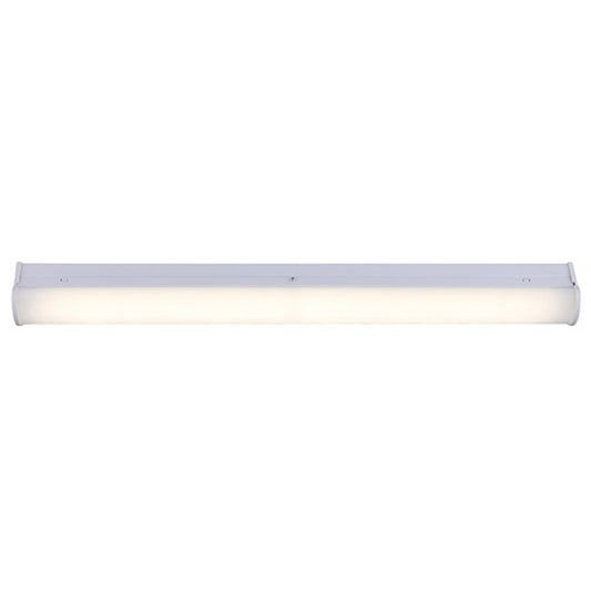 Canarm LED Strip Utility Light 24in | White Acrylic Flush Mount | Garage, Workshop & Utility Room | 1700 Lumens, 4000K, Dimmable | Model LT12A20