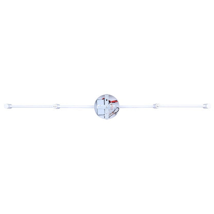 Canarm Axa 44in 4-Light LED Track Light | Modern White Metal and Acrylic | Living Room, Kitchen & Workspace | Model LT295A05WH