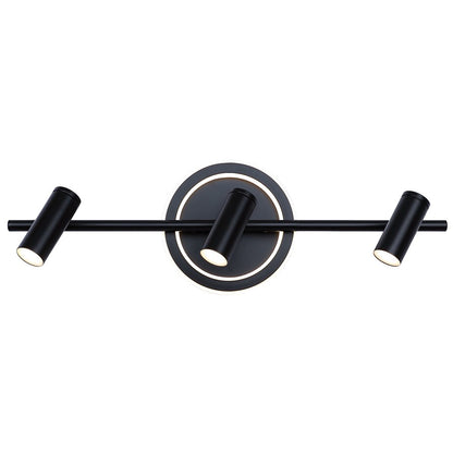 Canarm Denver 24in 3-Light LED Track Light | Modern Matte Black Steel and Aluminum | Living Room, Bedroom & Kitchen | Model LT314A03BK