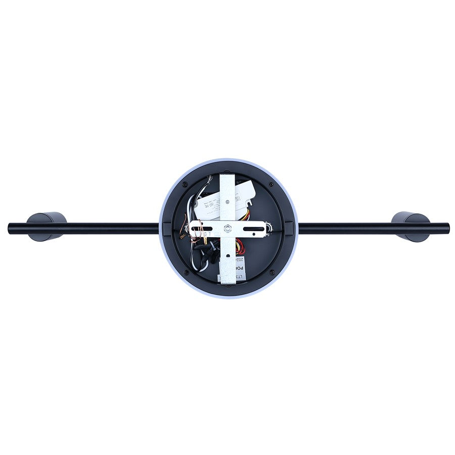 Canarm Denver 24in 3-Light LED Track Light | Modern Matte Black Steel and Aluminum | Living Room, Bedroom & Kitchen | Model LT314A03BK