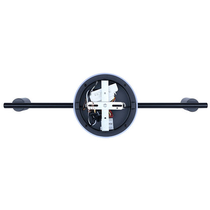 Canarm Denver 24in 3-Light LED Track Light | Modern Matte Black Steel and Aluminum | Living Room, Bedroom & Kitchen | Model LT314A03BK