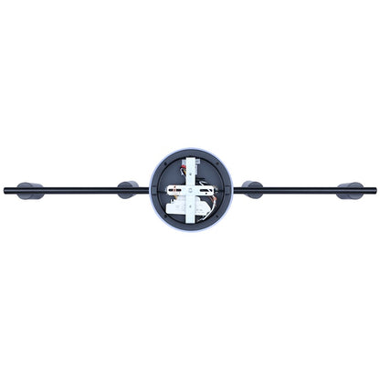Canarm Denver 33in 4-Light LED Track Light | Matte Black Steel and Aluminum | Kitchen & Living Room | 33.25 x 7.5 x 7.5 in | Model LT314A04BK