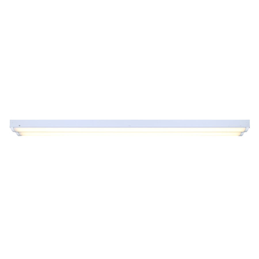 Canarm Madison 46in 1-Light LED Utility Light | White Finish | Hallway & Utility Room | 46.5 x 2 x 2.75 in | Model LT48A40