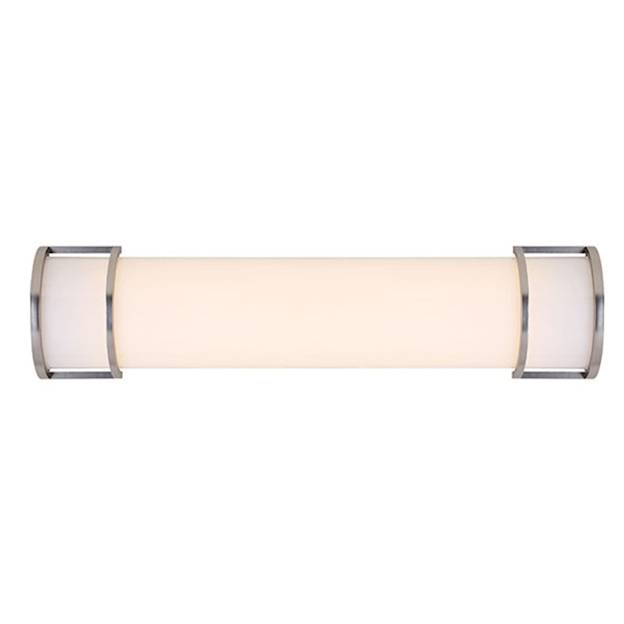 Canarm Nora 24in LED Vanity Light | Brushed Nickel and Acrylic Lens | Bathroom & Powder Room | 1700 Lumens, 3000K, Non-Dimmable | Model LVL113A24BN