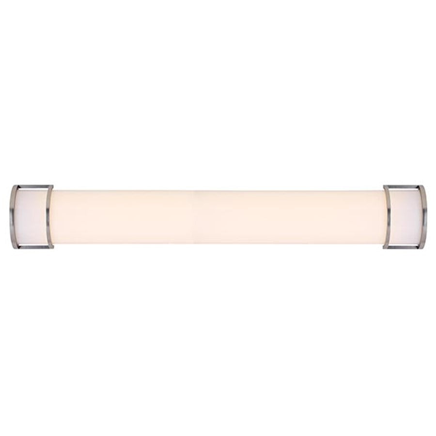 Canarm Nora 36in LED Vanity Light | Brushed Nickel and Acrylic Lens | Bathroom & Powder Room | 2400 Lumens, 3000K, Non-Dimmable | Model LVL113A36BN
