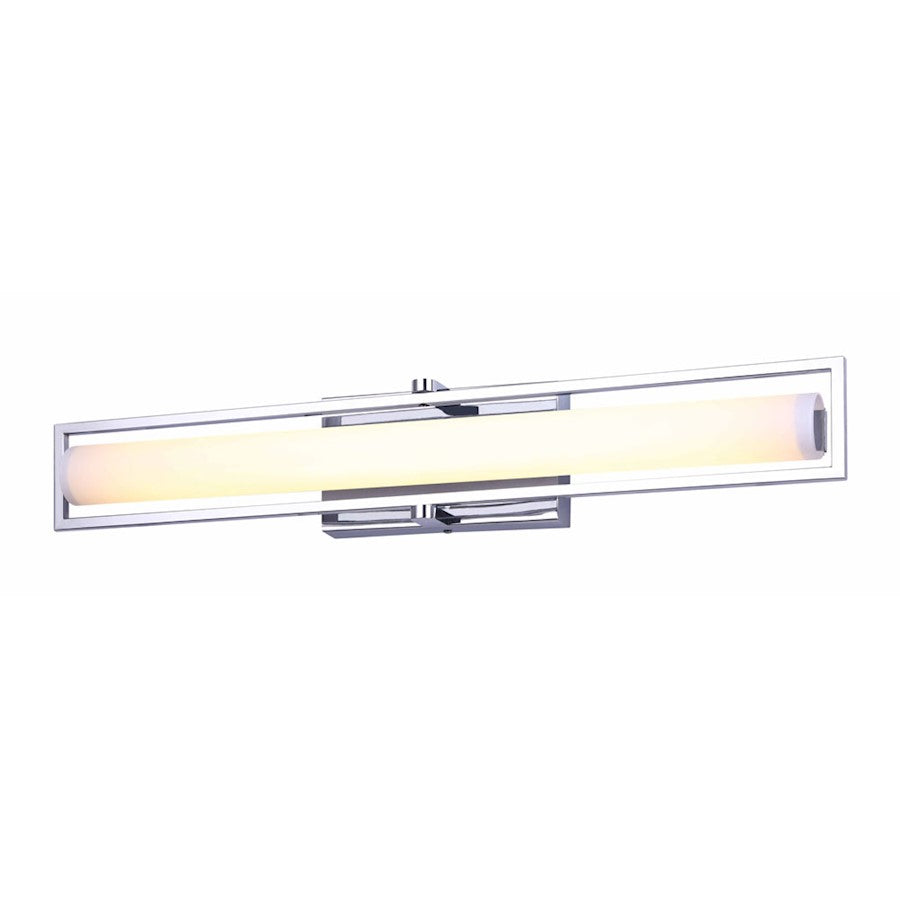Canarm Jori 24.5in LED Vanity Light | Modern Chrome Finish | Bathroom & Powder Room | 24 x 3 x 4 in | Model LVL182A25CH