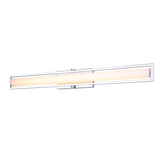 Canarm Jori 36in LED Vanity Light | Chrome Finish | Bathroom Vanity Lighting | 36.5 x 3.25 x 4.38 in | Model LVL182A36CH