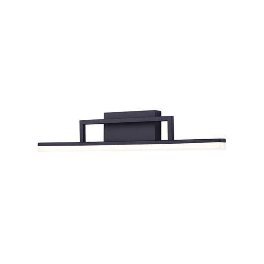 Canarm Caysen 24in LED Vanity Light | Matte Black Finish | Bathroom Vanity Lighting | 24 x 3.25 x 4.75 in | Model LVL208A24BK