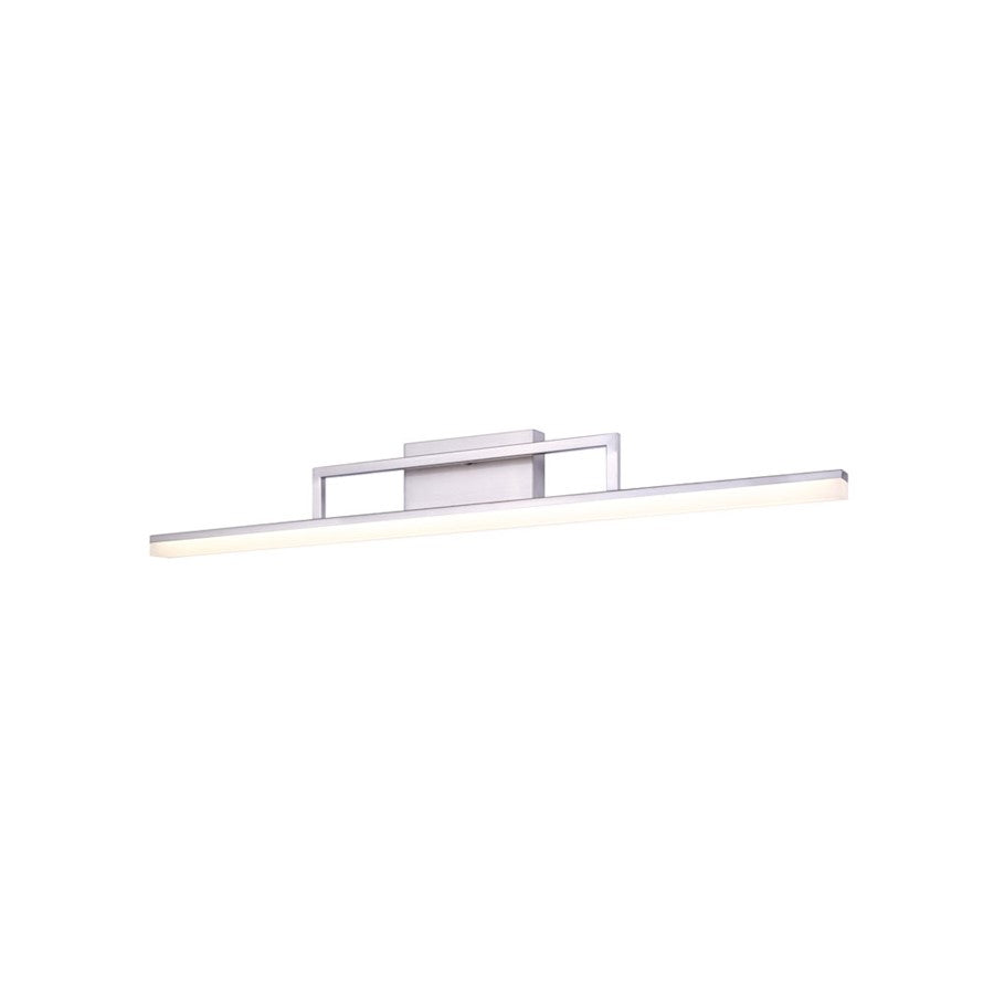 Canarm Caysen 36in LED Vanity Light | Brushed Nickel Modern Bath Bar | Bathroom & Powder Room | 36 x 5 x 3 in | Model LVL208A36BN