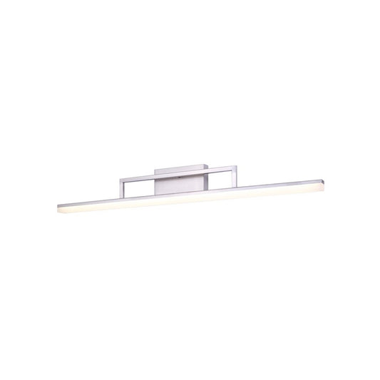 Canarm Caysen 36in LED Vanity Light | Brushed Nickel Modern Bath Bar | Bathroom & Powder Room | 36 x 5 x 3 in | Model LVL208A36BN