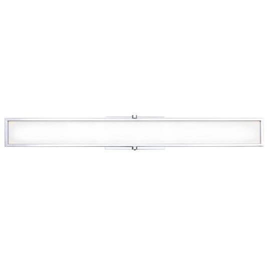 Canarm Pax 36in 1-Light LED Vanity Light | Modern Chrome and Flat Opal Glass | Bathroom Vanity | 36 x 2.75 x 4.75 in | Model LVL229A36CH