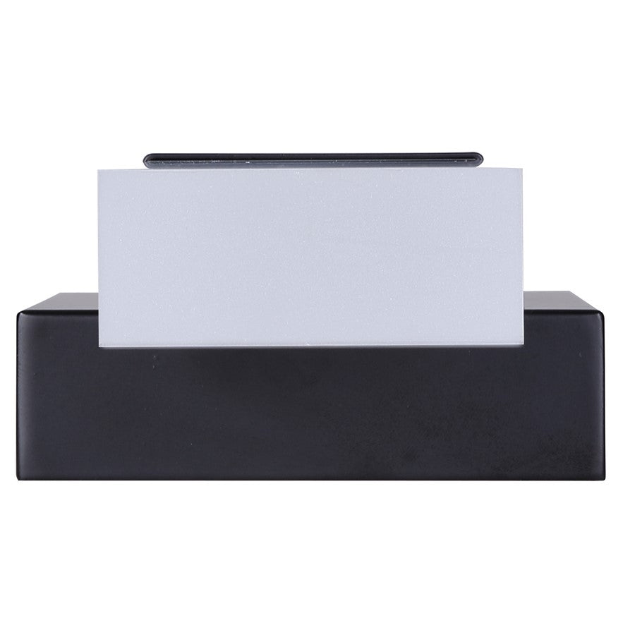 Canarm Farrow 4.75in 1-Light LED Wall Sconce | Modern Matte Black Metal | Bathroom & Hallway Accent | 4.75 x 2.75 x 13.63 in | Model LVL291A01BK