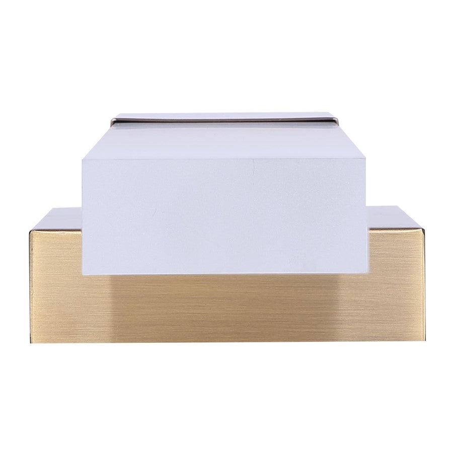 Canarm Farrow 24.88in 2-Light LED Vanity Light | Modern Gold Metal | Bathroom & Powder Room | 4.75 x 2.75 x 24.88 in | Model LVL291A02GD
