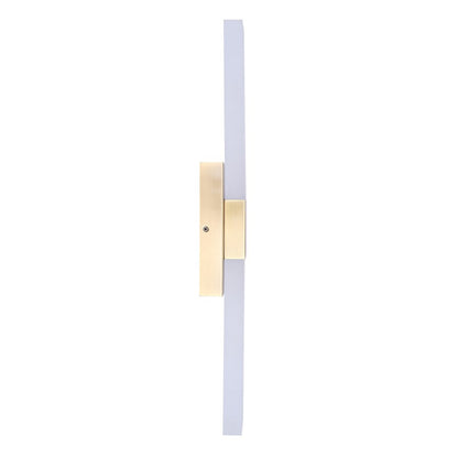 Canarm Farrow 24.88in 2-Light LED Vanity Light | Modern Gold Metal | Bathroom & Powder Room | 4.75 x 2.75 x 24.88 in | Model LVL291A02GD
