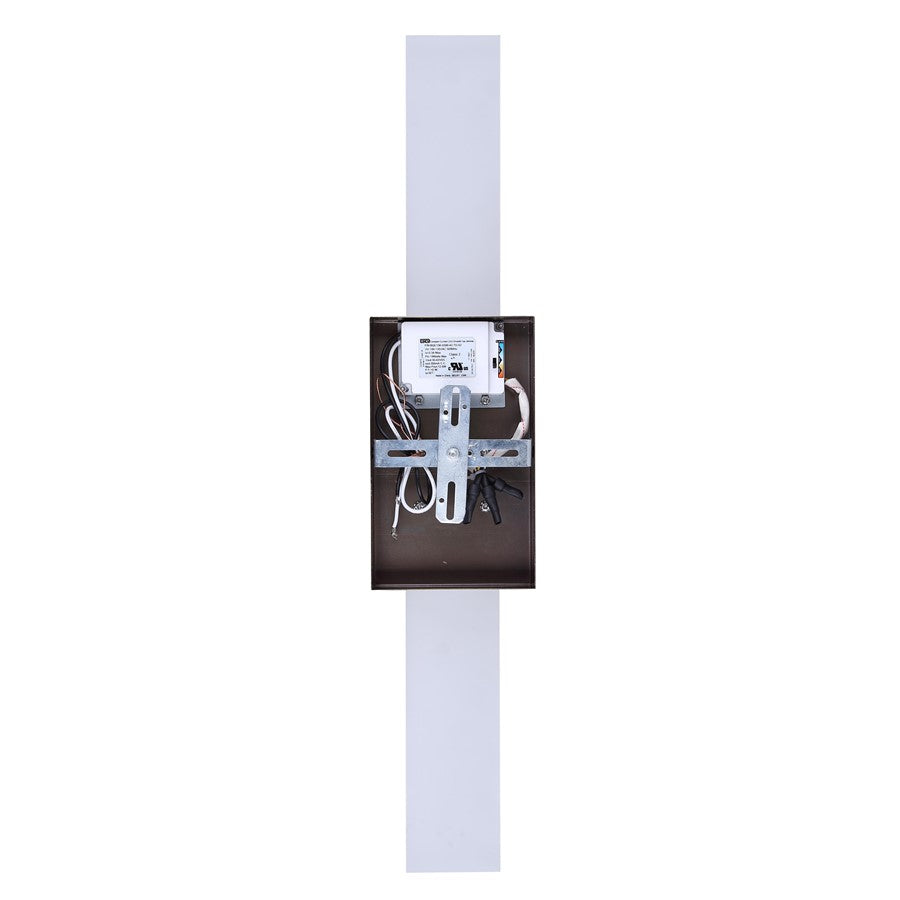 Canarm Farrow 24.88in 2-Light LED Vanity Light | Modern Gold Metal | Bathroom & Powder Room | 4.75 x 2.75 x 24.88 in | Model LVL291A02GD
